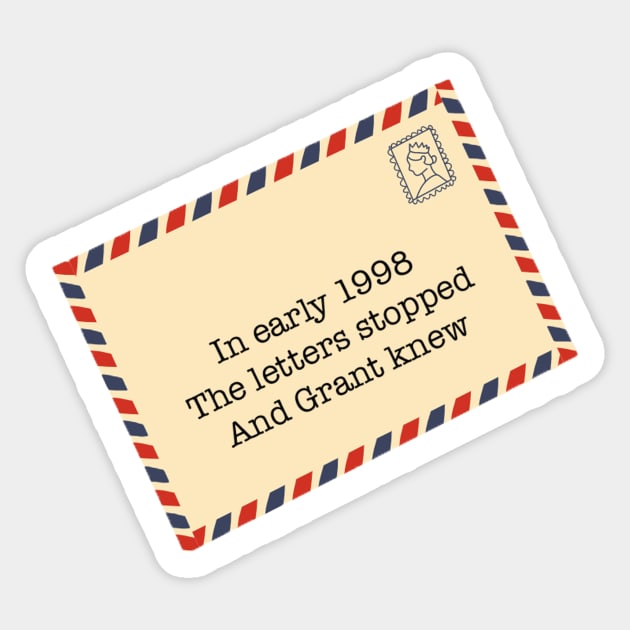 Grant Knew Sticker by ThePureAudacity